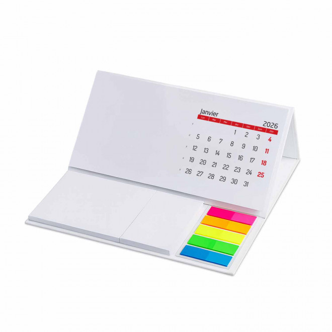CALENDRIER CHEVALET POST IT PERSONNALISABLE 'HARDELOT' - au choix