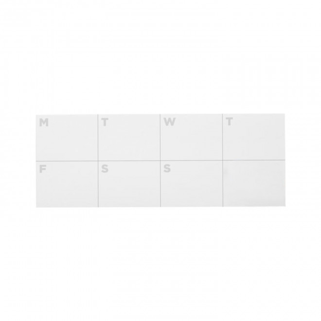 PLANNING STICKY-NOTES PERSONNALISABLE 'LOSA' - blanc