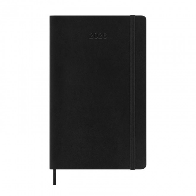 AGENDA SEMAINIER PERSONNALISE 'MOLESKINE SOUPLE' - noir