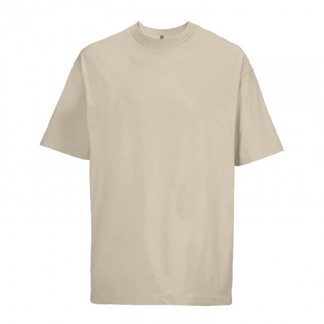 TEE-SHIRT PERSONNALISABLE OVERSIZE COULEUR HOMME 'BOXY' - lin