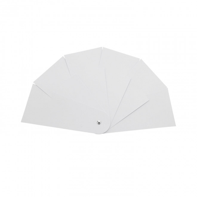 EVENTAIL PUBLICITAIRE PAPIER PLIABLE 'TAMA PLIABLE' - blanc