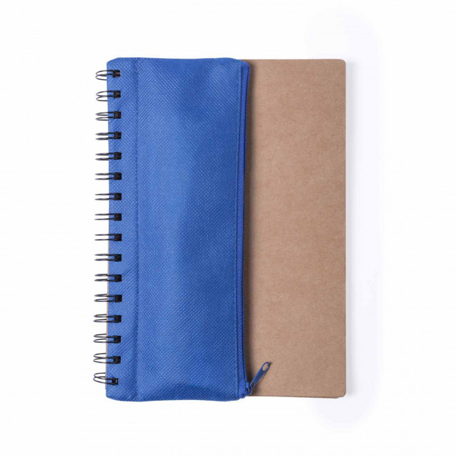 CARNET AVEC TROUSSE PERSONNALISEE 'TROUSSO' - bleu