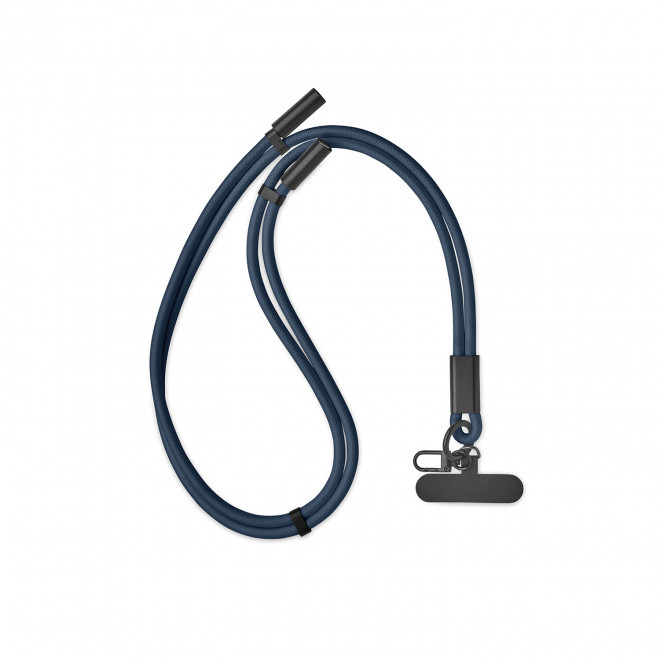 TOUR DE COU CHARGEUR 60W PERSONNALISABLE 'PUNTI' - bleu marine