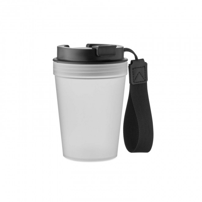 MUG SIMPLE PAROI PLASTIQUE 300ML PERSONNALISABLE 'MALTEAS' - blanc