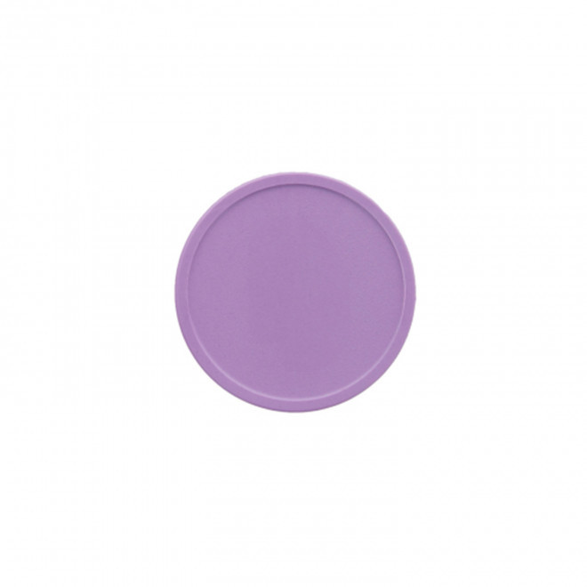 JETON PERSONNALISE EN PLASTIQUE RECYCLE GRAVE 'MONNET' - violet