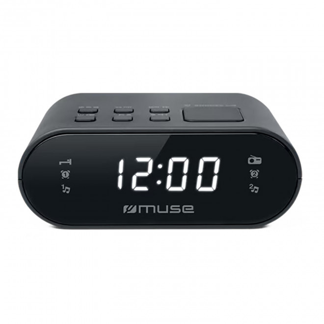 RADIO REVEIL PERSONNALISABLE 'GOMMY' - noir