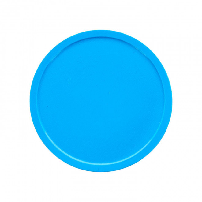 JETON EN PLASTIQUE GRAVE PERSONNALISABLE 'MONNET' - bleu clair