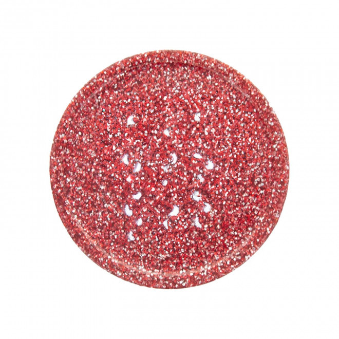 JETON EN PLASTIQUE PERSONNALISABLE 'MONNET' - rouge brillant