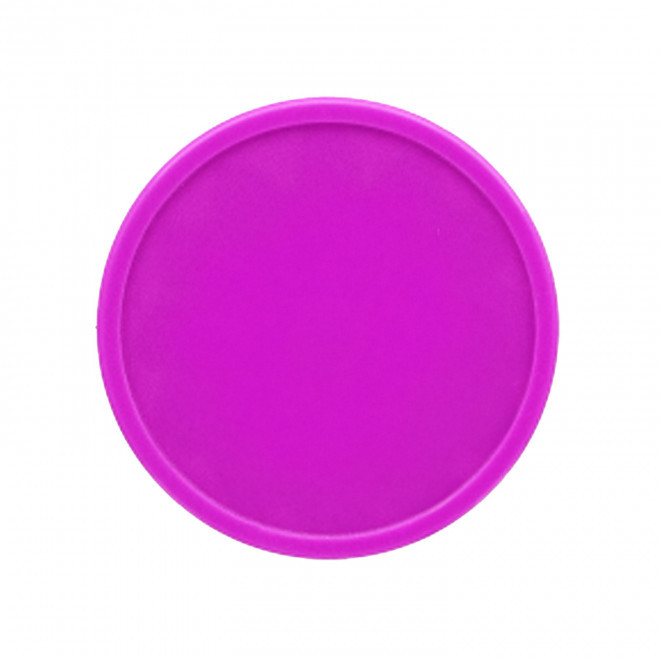 JETON PERSONNALISE EN PLASTIQUE PERCE GRAVE 'MONNET' - rose fluo