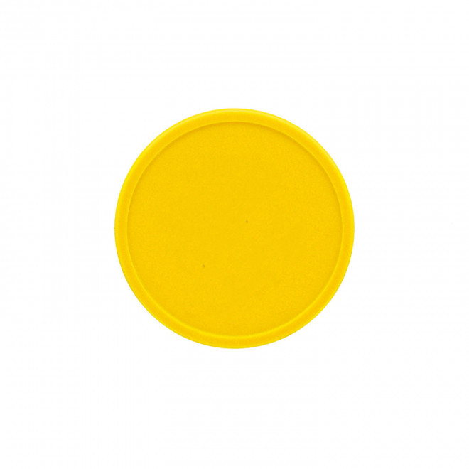 JETON IMPRIME A LA FEUILLE PERSONNALISABLE 'MONNET' - jaune