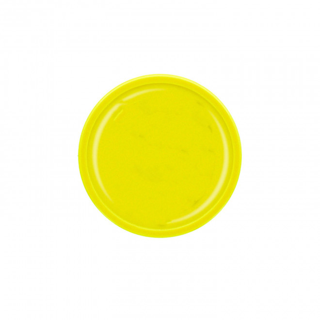 JETON IMPRIME A LA FEUILLE PERSONNALISABLE 'MONNET' - jaune transparent