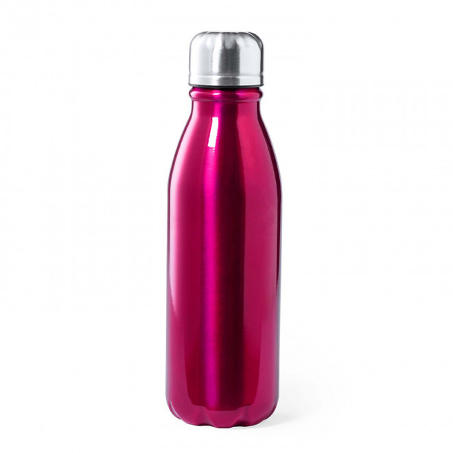 BOUTEILLE EN ALUMINIUM 550ML PERSONNALISABLE 'FIERRA' - fuchsia