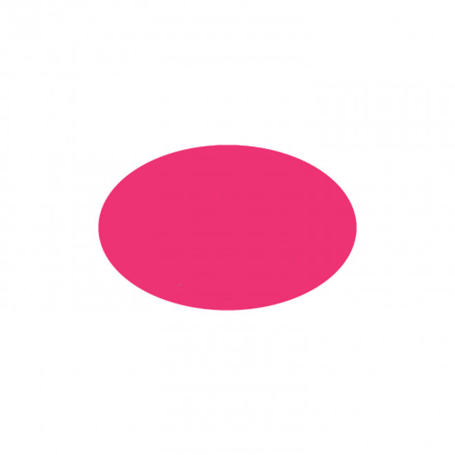 JETON DE FETES ET MANEGE PERSONNALISABLE 'FUNZY OVALE' - rose fluo