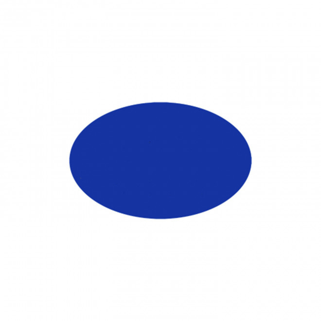 JETON DE FETES ET MANEGE PERSONNALISABLE 'FUNZY OVALE' - bleu foncé