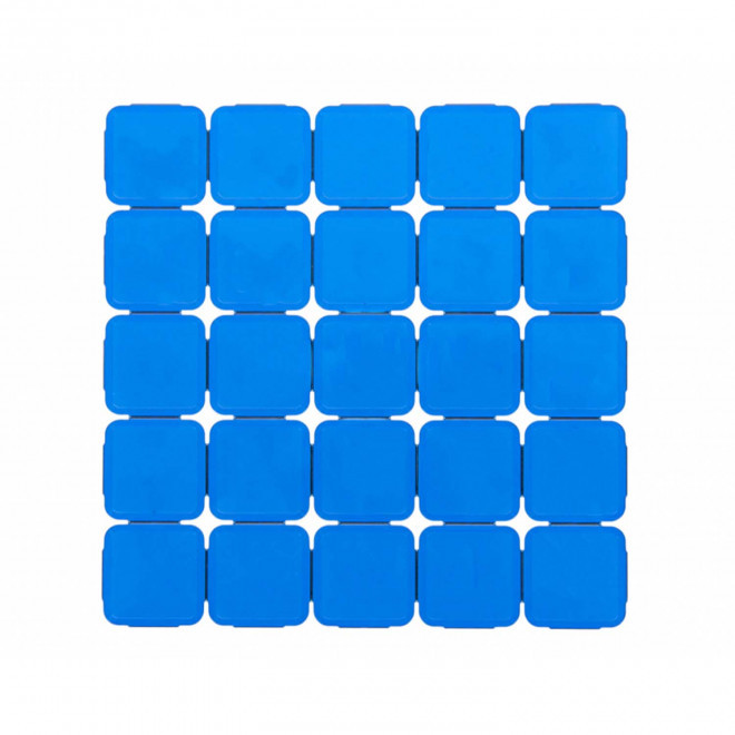 JETON FESTIVAL PERSONNALISABLE EN PLASTIQUE 'FESTYDEAL' - bleu transparent