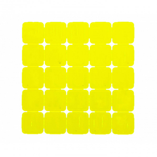 JETON FESTIVAL PERSONNALISABLE EN PLASTIQUE 'FESTYDEAL' - jaune transparent