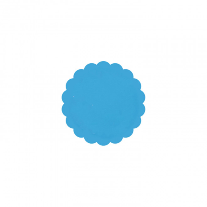 JETON DE FETES ET MANEGE PERSONNALISABLE 'FUNZY DENTELE' - bleu clair