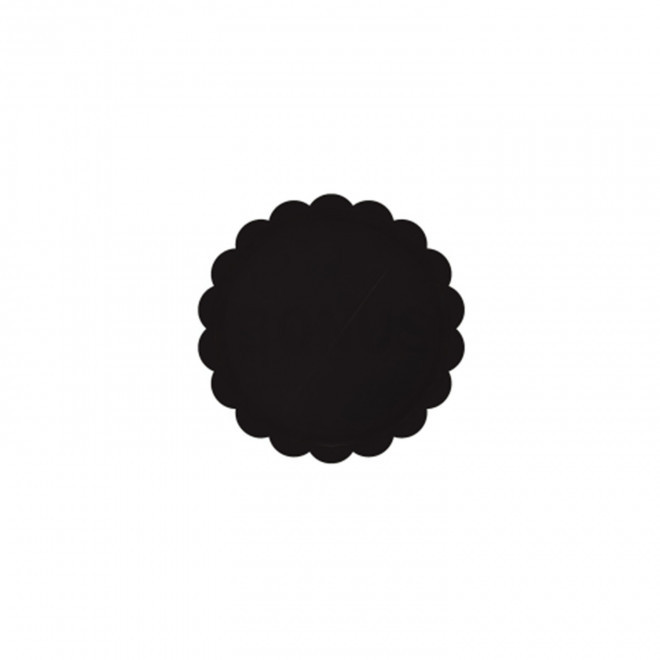 JETON DE FETES ET MANEGE PERSONNALISABLE 'FUNZY DENTELE' - noir