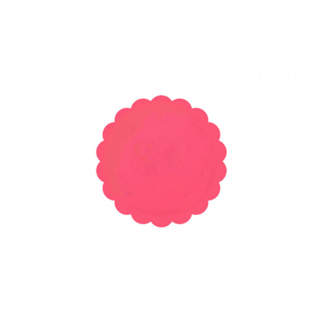 JETON DE FETES ET MANEGE PERSONNALISABLE 'FUNZY DENTELE' - rose vif