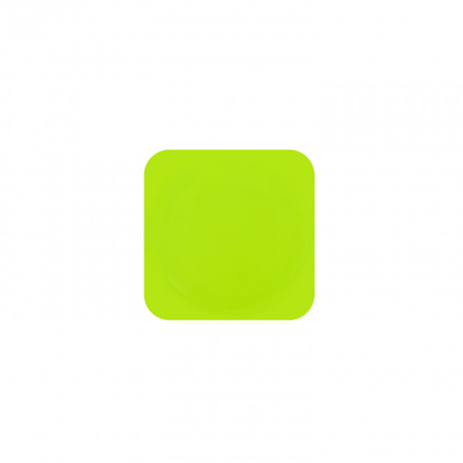 JETON DE FETES ET MANEGE PERSONNALISABLE 'FUNZY CARRE' - vert fluo