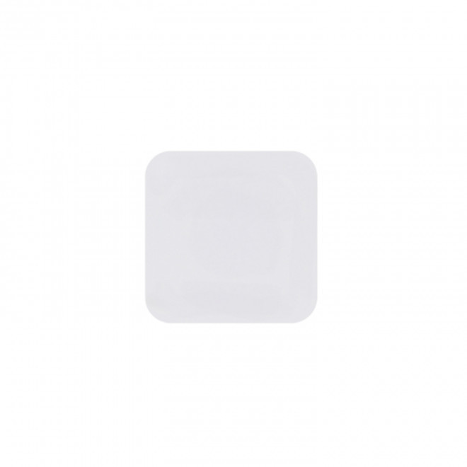 JETON DE FETES ET MANEGE PERSONNALISABLE 'FUNZY CARRE' - blanc