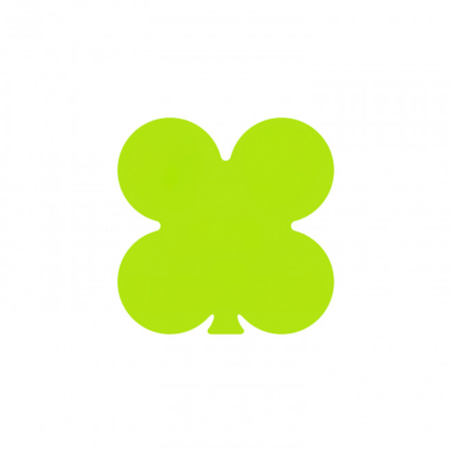 JETON DE FETES ET MANEGE PERSONNALISABLE 'FUNZY TREFLE' - vert fluo