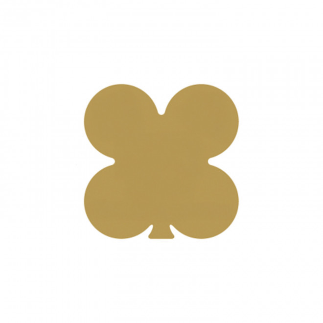 JETON DE FETES ET MANEGE PERSONNALISABLE 'FUNZY TREFLE' - or
