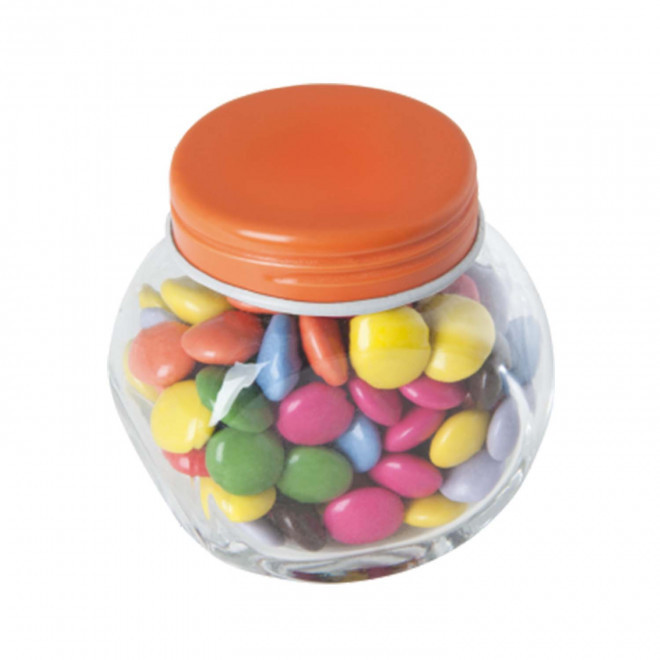 BONBONNIERE DE BONBONS PERSONNALISABLE 'YAMA' - orange