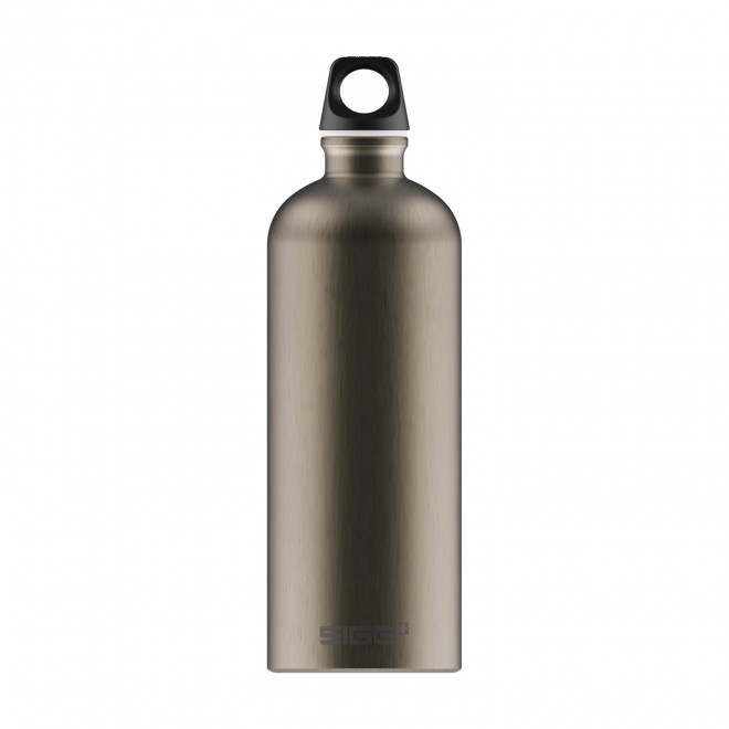 GOURDE EN ALUMINIUM SIGG 1L PERSONNALISABLE 'TRAVELLER' - étain