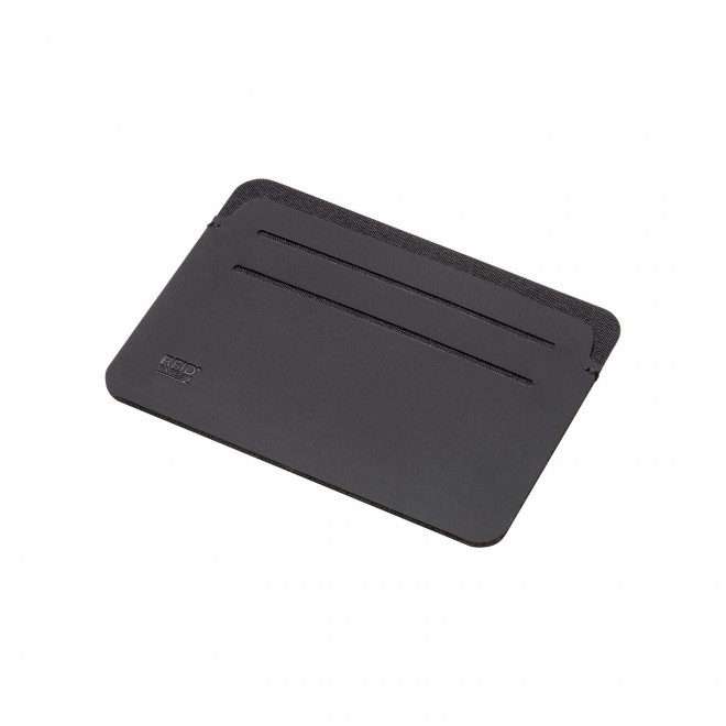 PORTE CARTES EN PU PERSONNALISABLE 'OLYMPOS' - noir