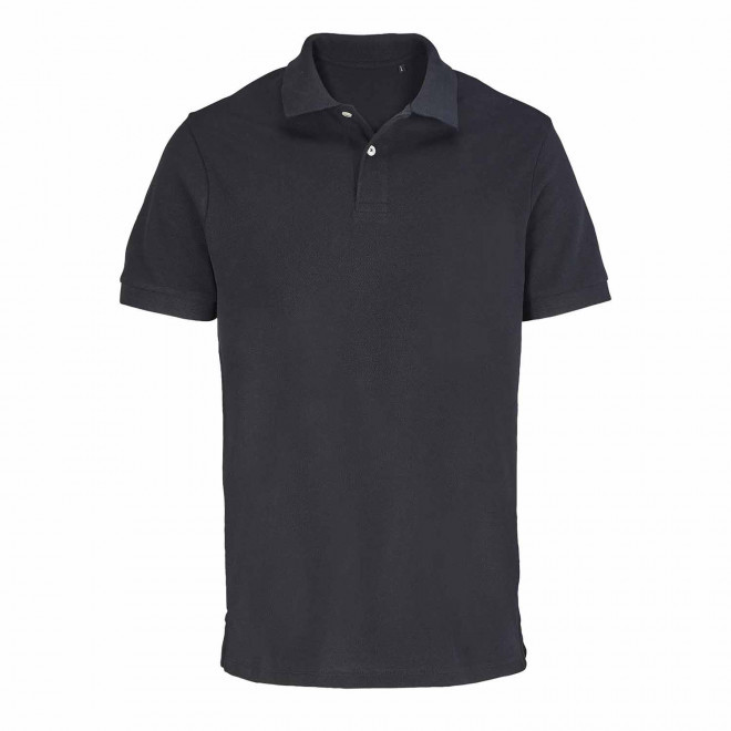 POLO MIXTE PERSONNALISABLE COULEUR 'PACIFIC' 210G/M2 - noir