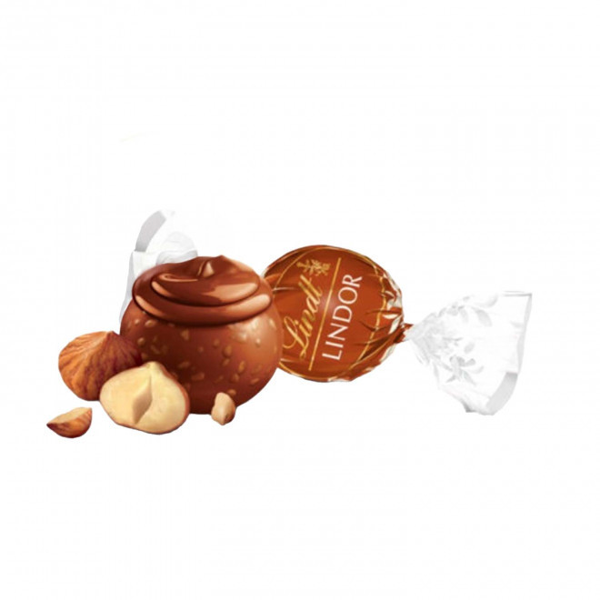 800 BOULES LINDT PERSONNALISABLE EN VRAC 'LINDOR' - noisettes