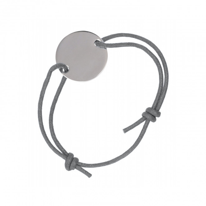 BRACELET BRESILIEN PERSONNALISABLE 'JAKINO' - gris