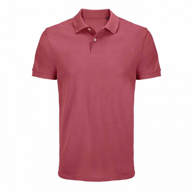POLO MIXTE PERSONNALISABLE COULEUR 'PACIFIC' 210G/M2 - rose