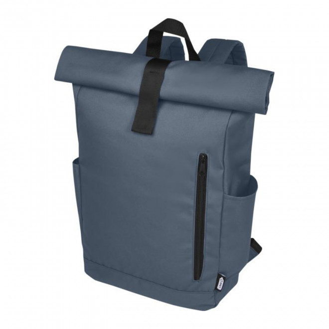 SAC A DOS ENROULABLE PUBLICITAIRE 'SAVARO' - bleu gris