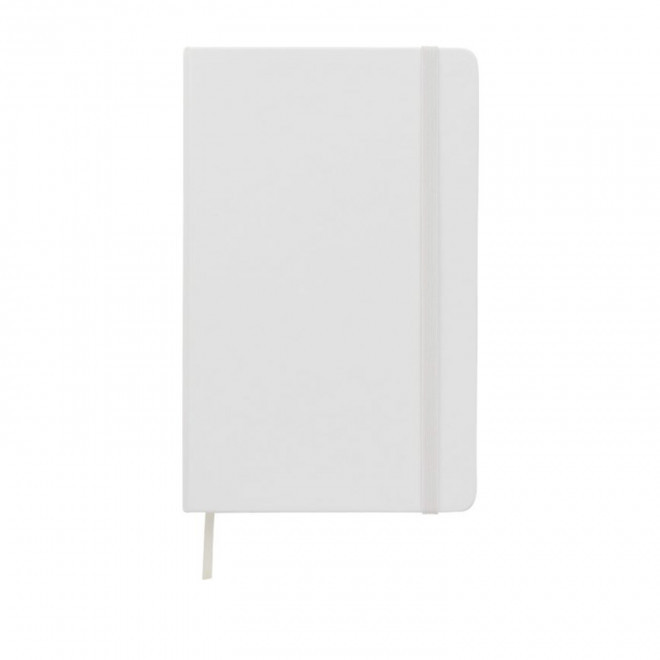 CARNET RIGIDE PERSONNALISABLE LIGNE MOLESKINE 'CLASSIC' - blanc