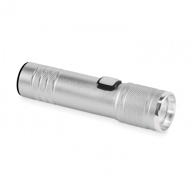 LAMPE TORCHE PERSONNALISABLE 'CALIGHT' - argente mat