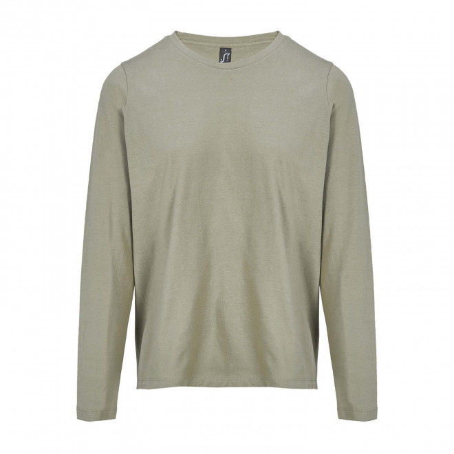 T-SHIRT PERSONNALISABLE FEMME ML COULEUR 'MONARCH' 150G/M2 - vert kaki