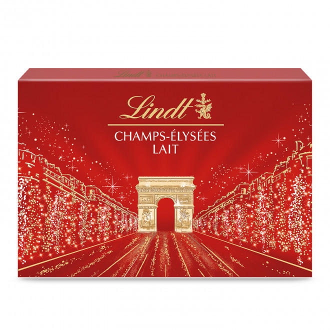 PETIT COFFRET PERSONNALISABLE LINDT 'CHAMPS-ELYSEES' - lait