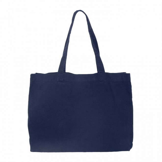 MAXI SAC SHOPPING PERSONNALISABLE 310 GR 'ARIANA' - bleu marine