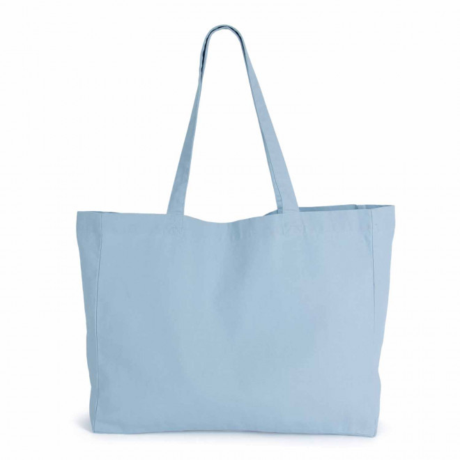 MAXI SAC SHOPPING PERSONNALISABLE 310 GR 'ARIANA' - bleu pastel