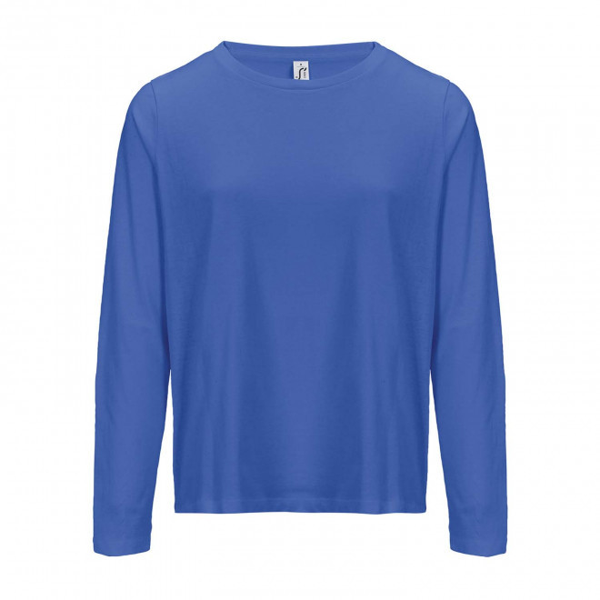 T-SHIRT PERSONNALISABLE FEMME ML COULEUR 'MONARCH' 150G/M2 - bleu royal