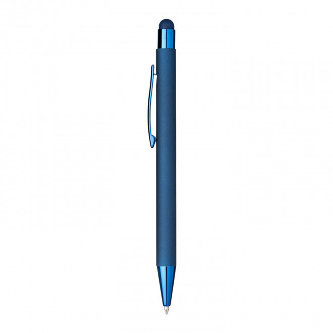 STYLO STYLET ALU MINE NOIRE PERSONNALISE 'QUEEN TOUCH COLOR' - bleu