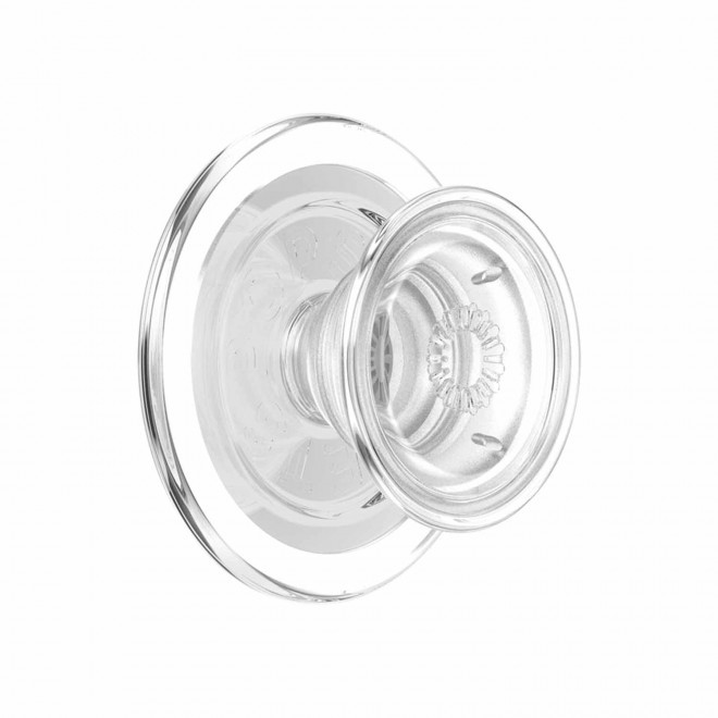 SUPPORT TELEPHONE PERSONNALISABLE 'POPGRIP MAGSAFE' - transparent