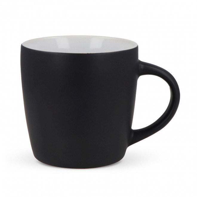 MUG EN CERAMIQUE MATE 250ML PERSONNALISABLE 'HARKI' - noir