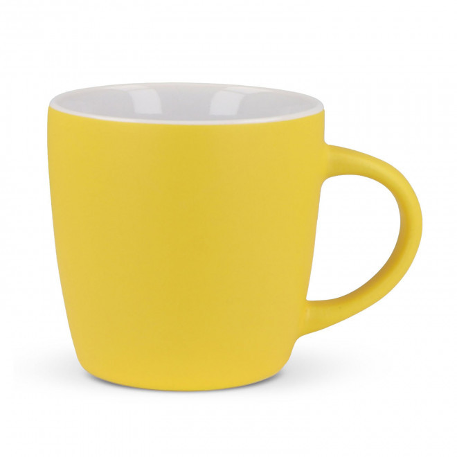 MUG EN CERAMIQUE MATE 250ML PERSONNALISABLE 'HARKI' - jaune