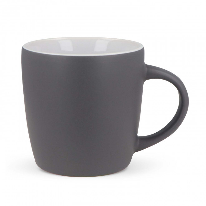 MUG EN CERAMIQUE MATE 250ML PERSONNALISABLE 'HARKI' - gris