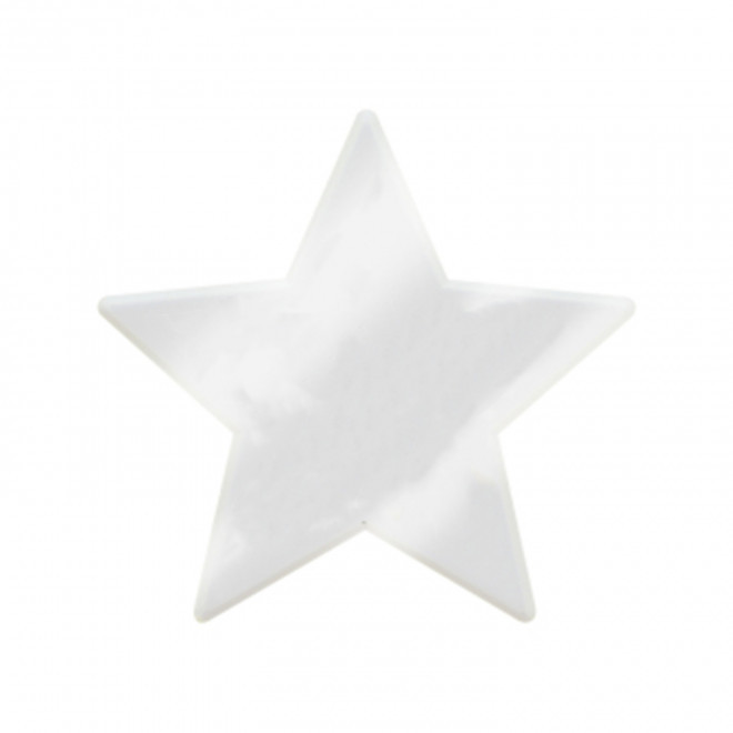 JETON DE FETES ET MANEGE PERSONNALISABLE 'FUNZY ETOILE' - perle - 9x9cm