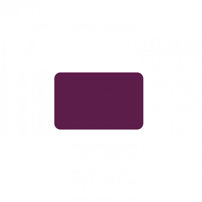 JETON DE FETES ET MANEGES PERSONNALISABLE 'FUNZY RECTANGLE' - violet foncé