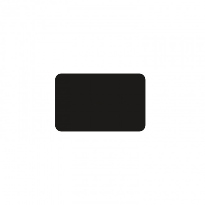 JETON DE FETES ET MANEGES PERSONNALISABLE 'FUNZY RECTANGLE' - noir